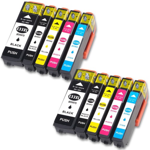 10x druckerpatronen für epson - 10x,
