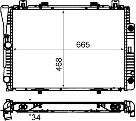 Mahle 1556 000p - cr,